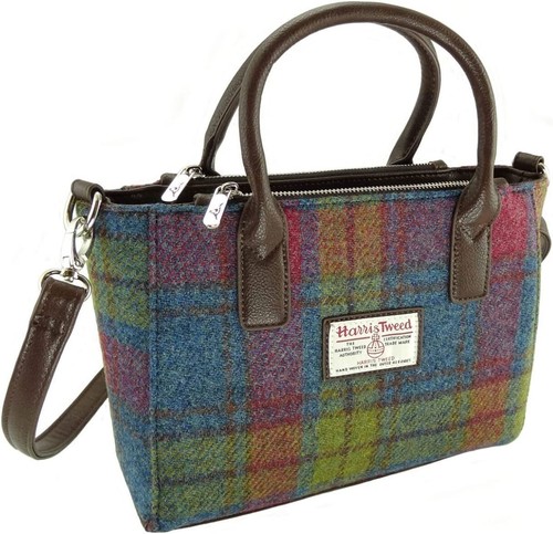 Harris tweed rosa blau grün - rosa,