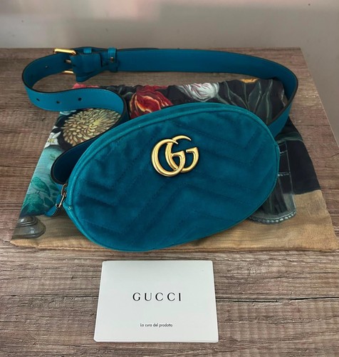 Gucci samt handtasche - gucci,