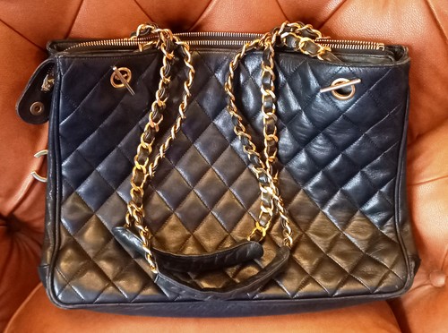 Große chanel leder - große,