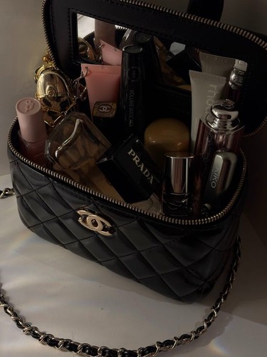 Chanel black gold hardware - &,
