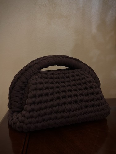 Häkeltasche braun