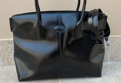 Tod bag lack schwarz - tod's,