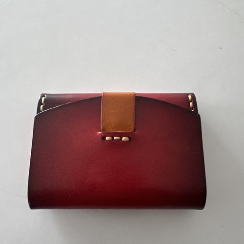 Leather wallet handmade - leather,