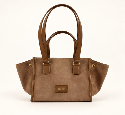Biasia handtasche leder taupe - biasia,