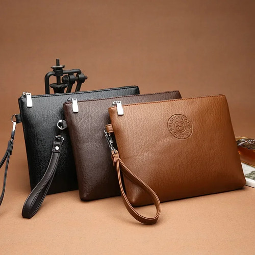 Herren leder clutch - pu,