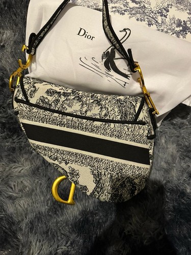 Dior canvas schultertasche - dior,