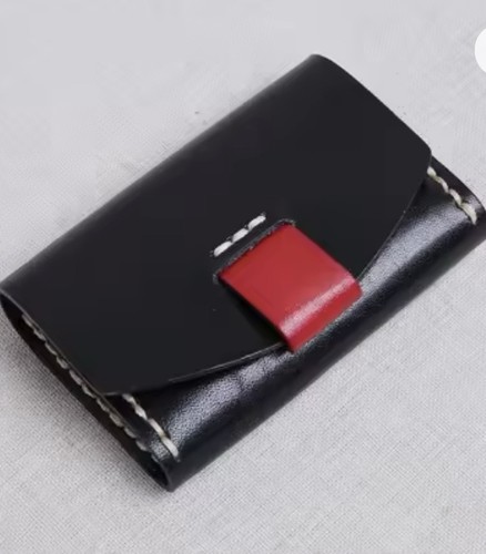 Leather wallet handmade - leather,